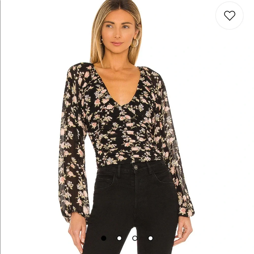 NWT Free People New Final Rose Blouse - Picture 4 of 9